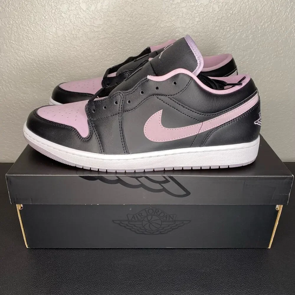 Jordan 1 Low SE Black/ Iced Lilac-White DV1309-051 Size 12